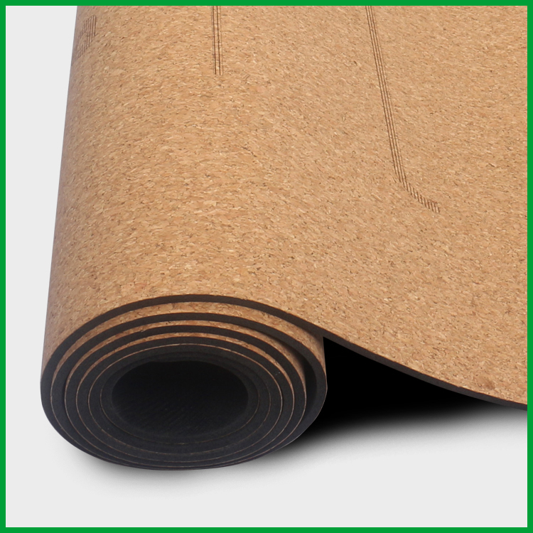 natural cork yoga mat